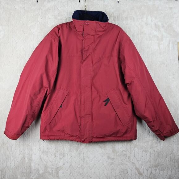 Vintage LL Bean Gore Tex Jacket Mens Large Fleece Lined Outdoors Hiking Rain - Picture 1 of 9